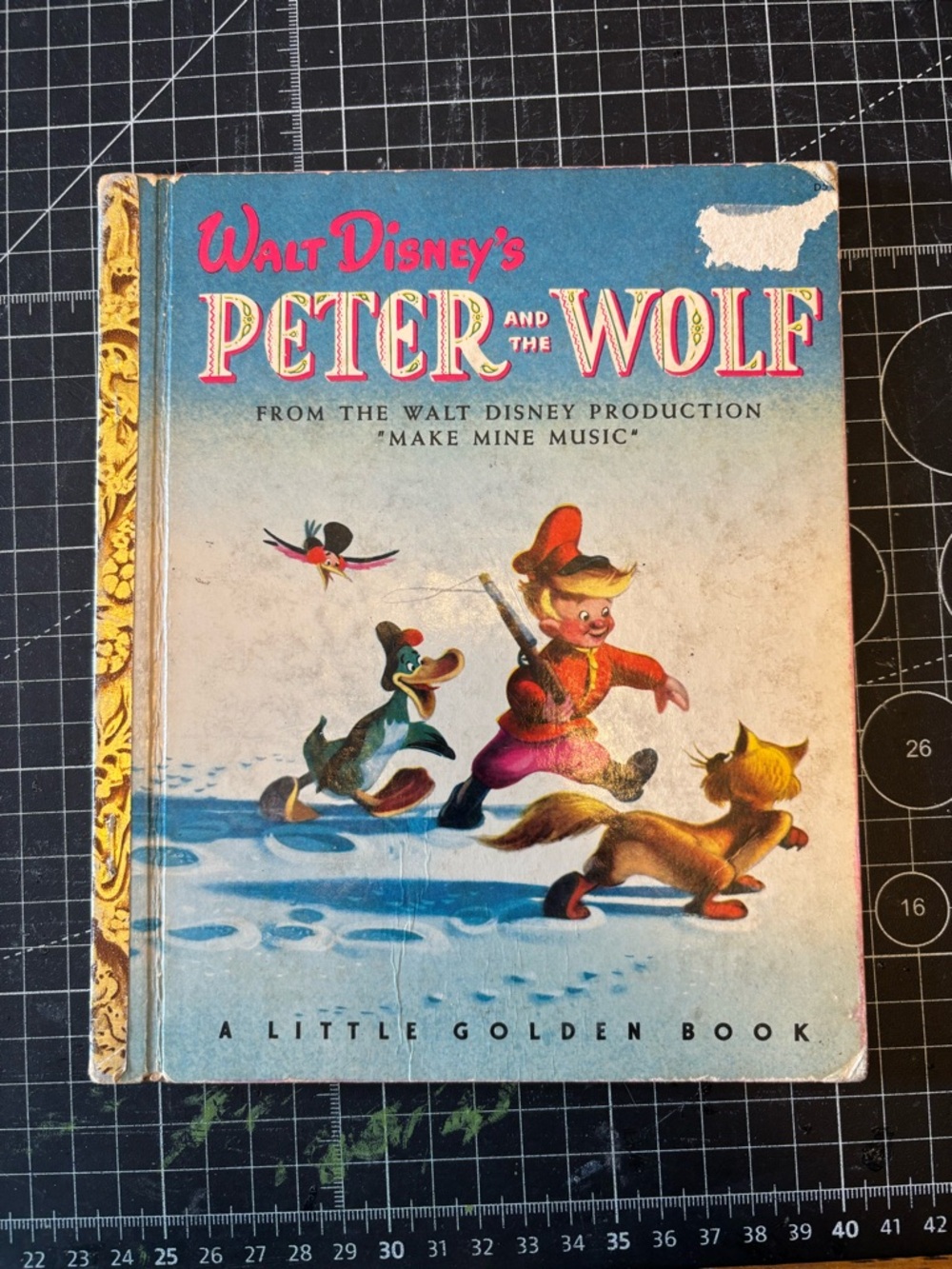 Vintage Disney Peter and the Wolf Little Golden Book